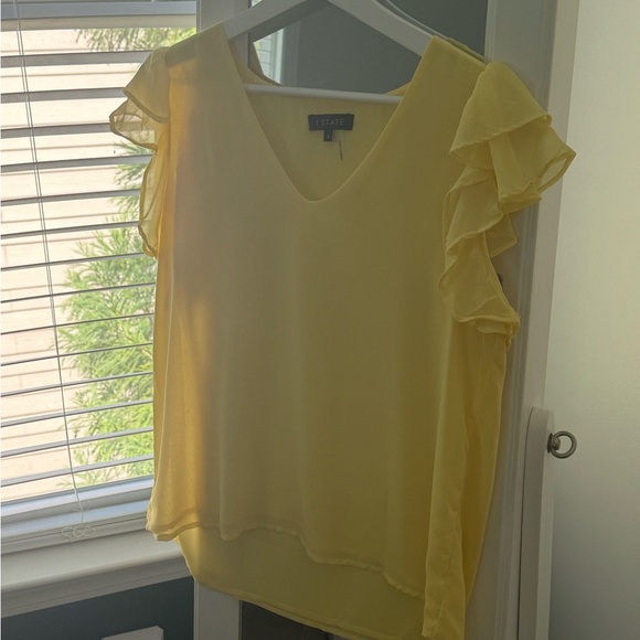 1. State Dakota Flutter Sleeve Blouse - Picture 4 of 6